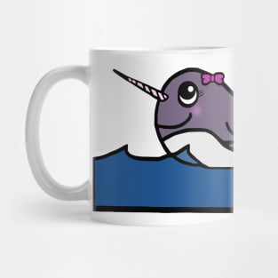 Baby Girl Narwhal Mug